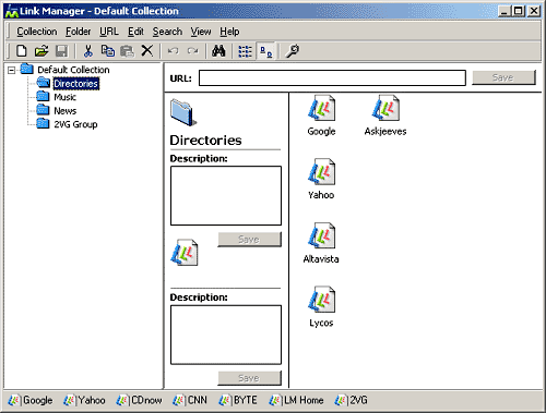 Link Manager Screenshot